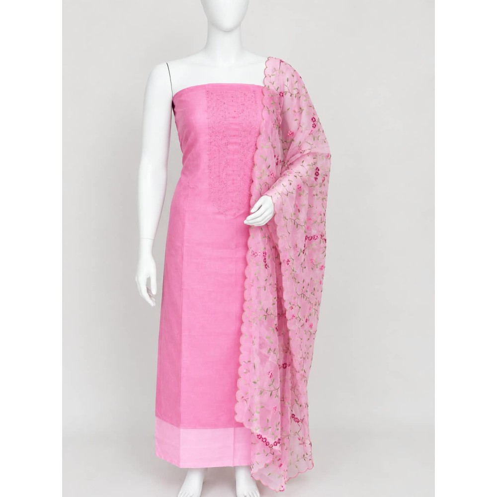 Function Wear Churidhar Material set-pink
