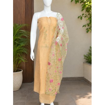 Function Wear Churidhar Material set-yellow