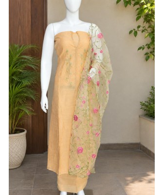 Function Wear Churidhar Material set-yellow