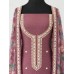 Function Wear Churidar Materials-dusty mauve pink