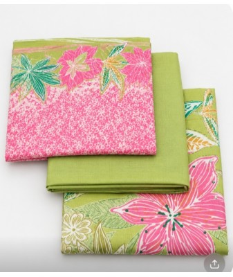 Printed Cotton 3 Piece Dress Material with Rayon Bottom & Georgette Dupatta