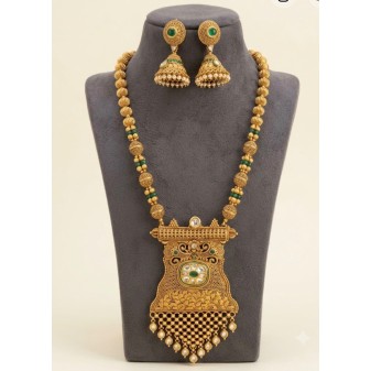 Gold Plated Heavy Haram – Special Deepavali Collection | Premium Quality