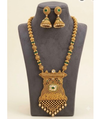 Gold Plated Heavy Haram – Special Deepavali Collection | Premium Quality