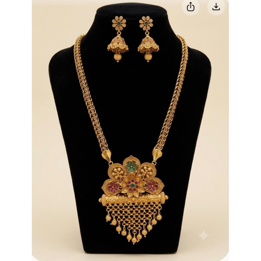Gold Plated Heavy Haram – Special Deepavali Collection | Premium Quality