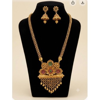 Gold Plated Heavy Haram – Special Deepavali Collection | Premium Quality