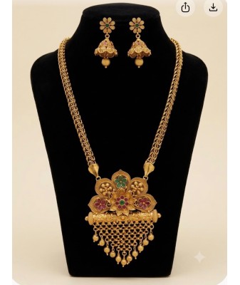 Gold Plated Heavy Haram – Special Deepavali Collection | Premium Quality