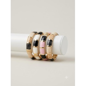 Leheriya enamel twist bangles