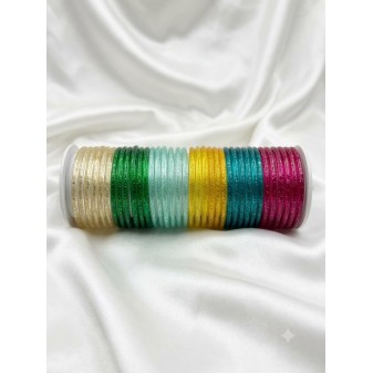 Raindrop Glass Bangles