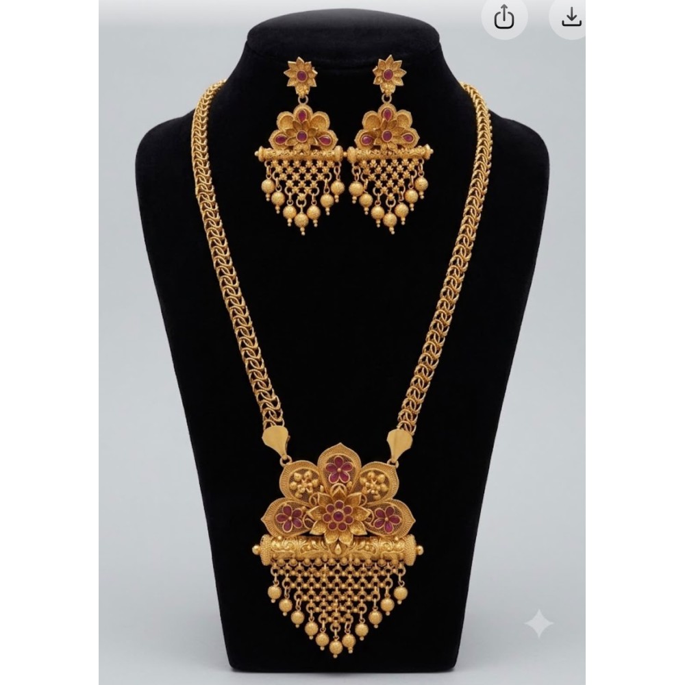 Gold Plated Heavy Haram – Special Deepavali Collection | Premium Quality