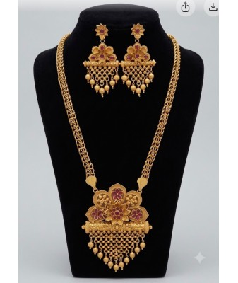 Gold Plated Heavy Haram – Special Deepavali Collection | Premium Quality