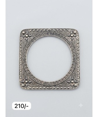 Oxidised Silver Bangles for Women -5