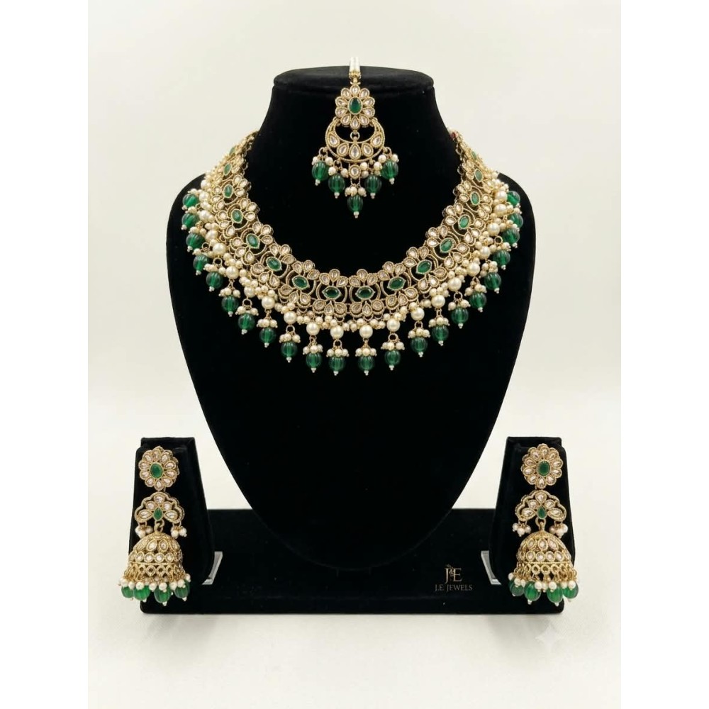 Bridal Necklace-green