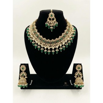 Bridal Necklace-green