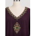 Georget Handworked Kaftan – 48 Length | Simple Party Wear