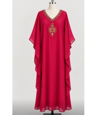 Georget Handworked Kaftan – 48 Length | Simple Party Wear