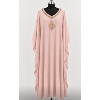 Georget Handworked Kaftan – 48 Length | Simple Party Wear