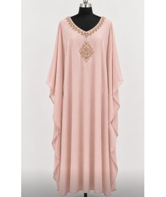 Georget Handworked Kaftan – 48 Length | Simple Party Wear