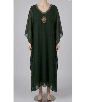 Georget Handworked Kaftan – 48 Length | Simple Party Wear