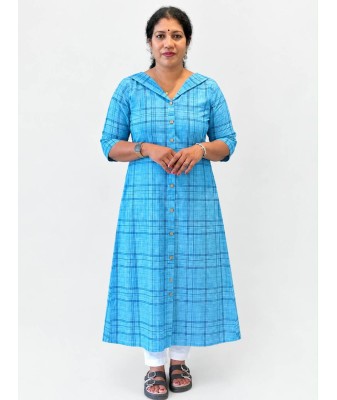 Cotton Kurti-blue