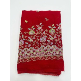 Fendy Silk Party Wear Running Fabric