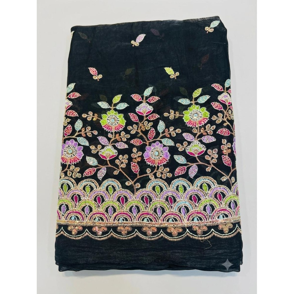 Fendy Silk Party Wear Running Fabric
