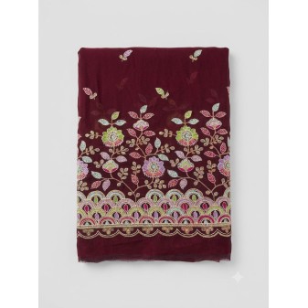 Fendy Silk Party Wear Running Fabric