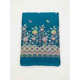 Fendy Silk Party Wear Running Fabric
