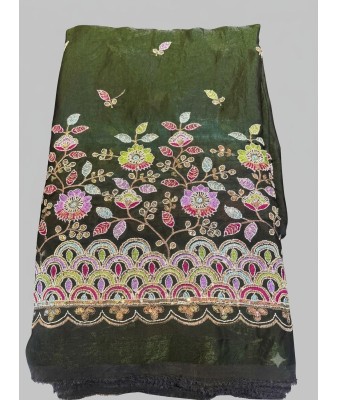 Fendy Silk Party Wear Running Fabric