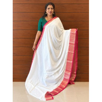 Chiffon Saree ranipink