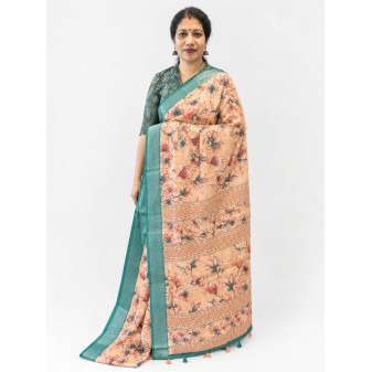 Semi Linen Elegant & Stylish Saree-i