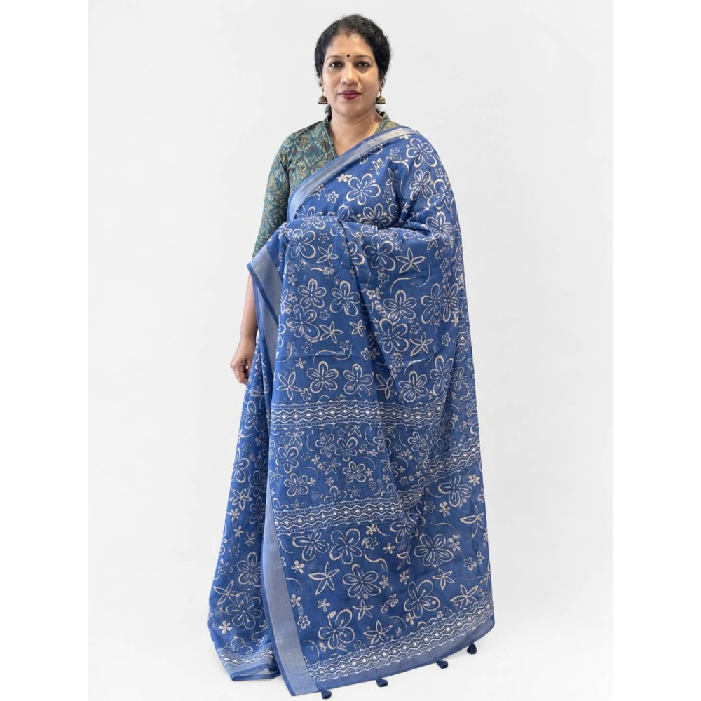 Semi Linen Elegant & Stylish Saree-l