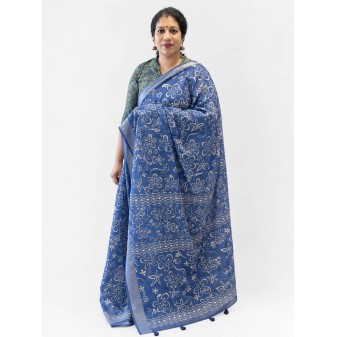Semi Linen Elegant & Stylish Saree-l