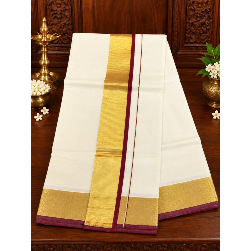 Traditional Set Saree-maroon