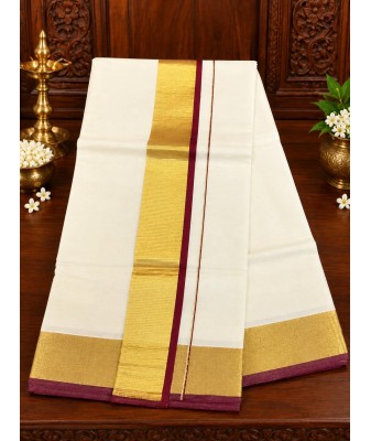 Traditional Set Saree-maroon