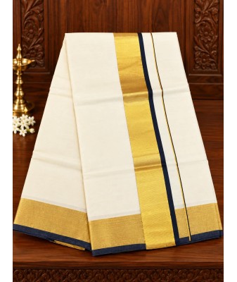 Traditional Set Saree-navy blue