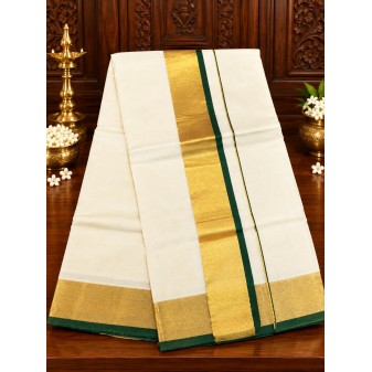 Traditional Set Saree-dark green