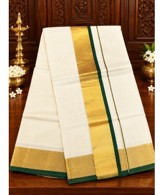 Traditional Set Saree-dark green