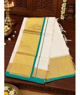 Traditional Set Saree-aqua blue