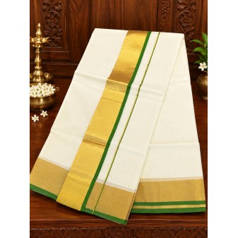 Traditional Set Saree-leaf green