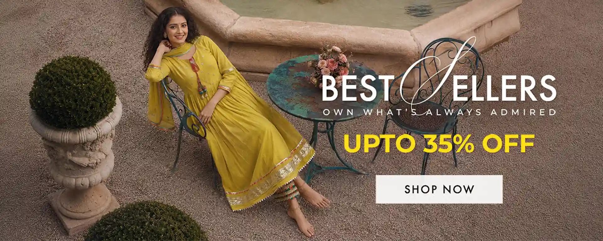 Meraki fashion hero banner – Best Sellers up to 35% off