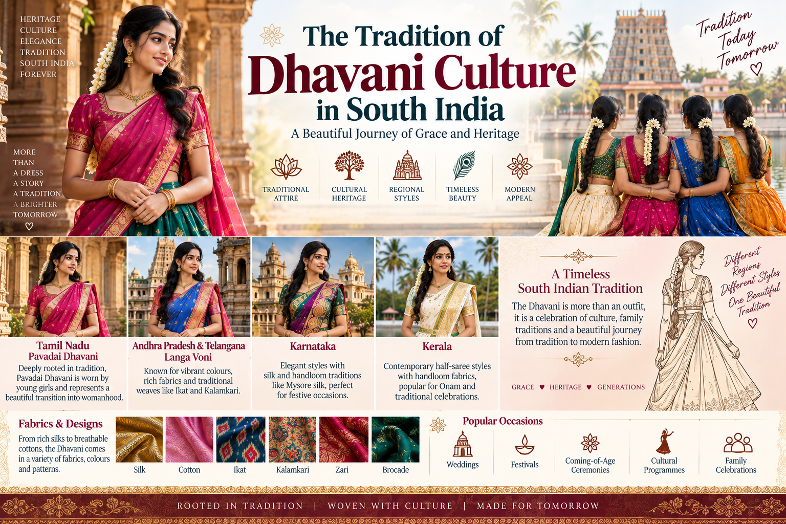 The Tradition of Dhavani Culture in South India: A Beautiful Journey of Grace and Heritage